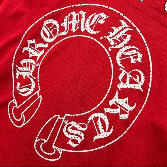 Chrome Hearts Red Long Sleeve Jersey - Picture 8 of 9